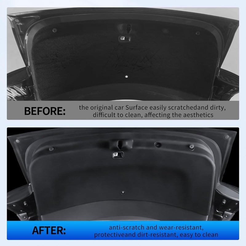 SHINELINERS Tailgate Protective Mat for Tesla Model Y Juniper 2025-2026, Trunk Cargo Liner, Rear Door Back Protection - Image 3